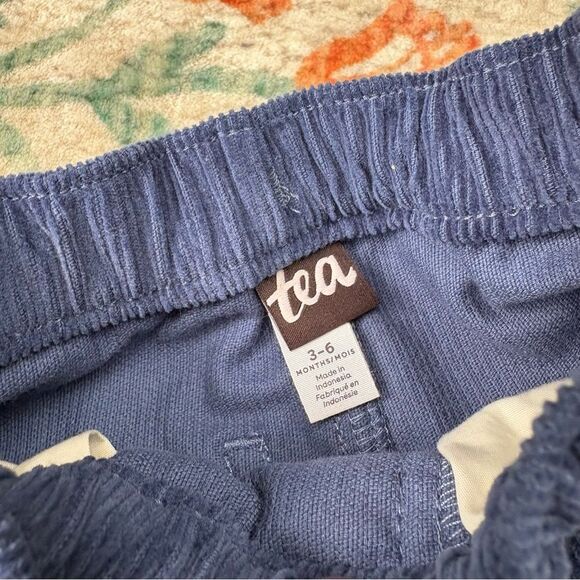 Tea Collection Corduroy Pants Navy Blue 3-6 Months NWT - Picture 2 of 5